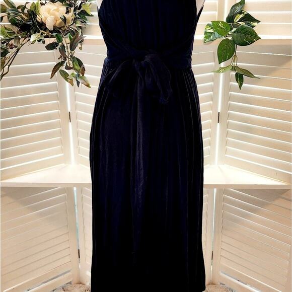 HD IN PARIS BLACK MAXI ROMPER WITH TIE BACK SIZE SMALL - Picture 5 of 8